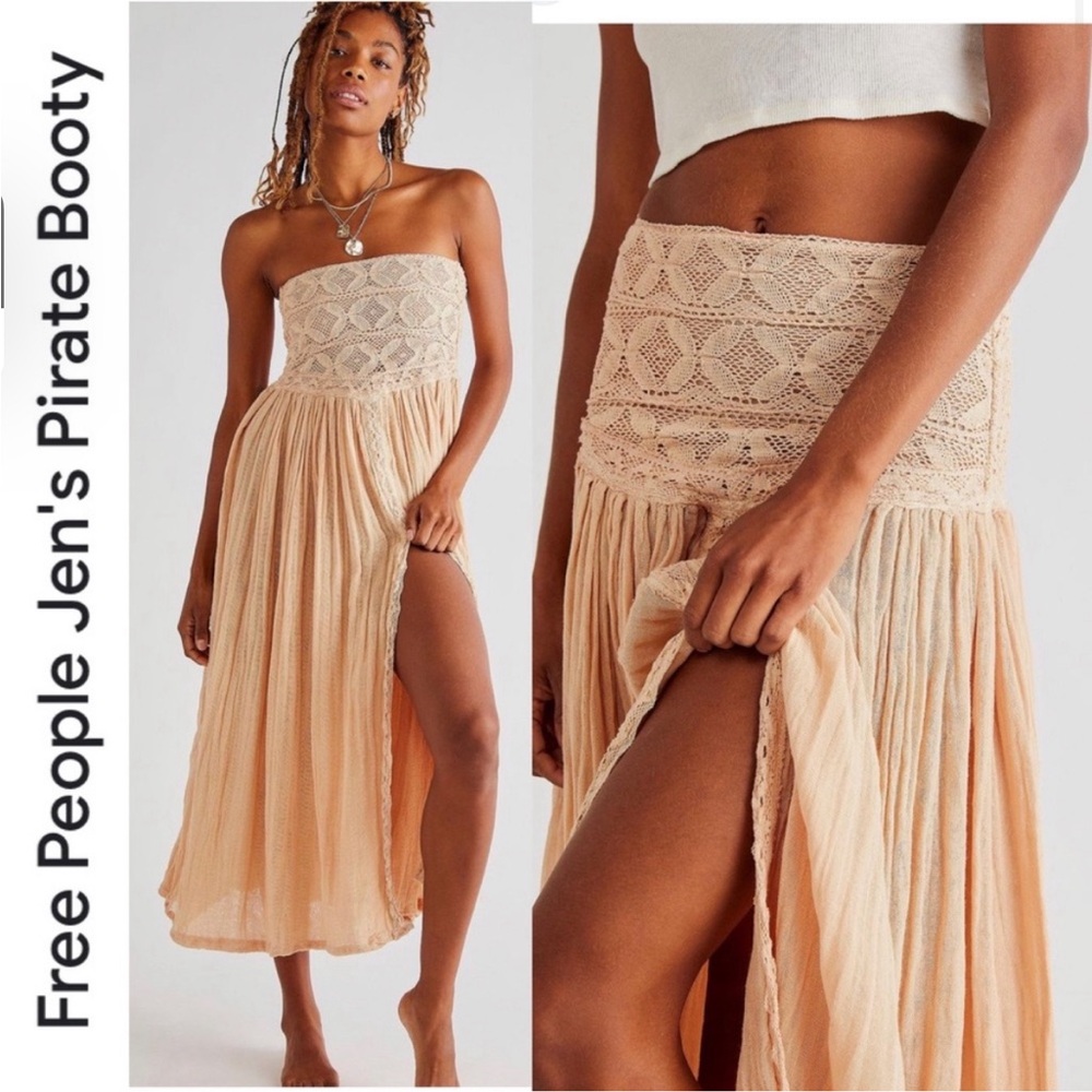 Free People x Jen’s Pirate Booty Sacred Earth Convertible Maxi Skirt/dress small